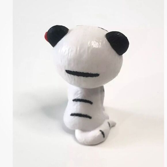 beanie boos series 2 tundra tiger vinyl figure white 2 inch 2018 ty miniature - Picture 2 of 3